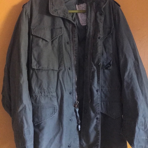 Vintage green army parka Vietnam era - Picture 4 of 8